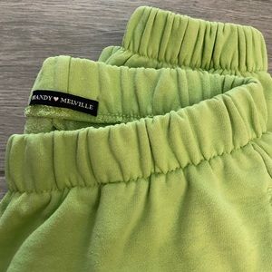 Brandy Melville Lime Rosa Sweatpants